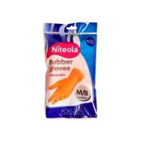 Manusi de Cauciuc Niteola, M, Portocaliu, 1 Pereche, din Latex Natural, Manusi Latex Natural, Manusi de Menaj, Manusi pentru Curatenie, Manusi Cauciuc Natural, Manusi Latex Natural, Manuri Menaj, Manusi Portocalii, Manusi Marimea M