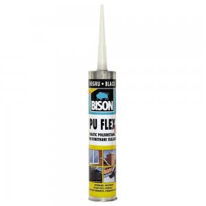 Mastic Poliuretanic BISON PU Flex, 300 ml, Etanseizant Poliuretanic, Mastic Poliuretanic, Mastic pentru Lemn, Mastic pentru Lemn, Amenajari Interioare, Adezivi pentru Lemn, Adeziv pentru Parchet