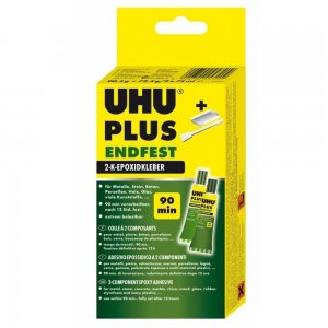 Adeziv Epoxidic Uhu Plus Endfest, 163 g, Adeziv Epoxidic, Adeziv pentru Materiale Constructii, Adezivi pentru Suprafete Multiple, Adezivi Montaj, Adeziv pentru Faianta, Adeziv pentru Ceramica, Adeziv pentru Multiple Materiale