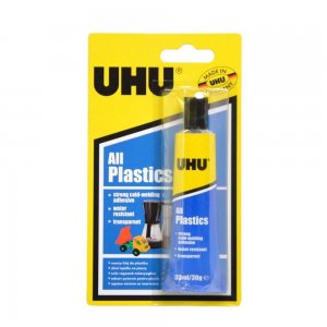 Adeziv Universal Transparent Uhu, 33 ml, Materiale Plastice, Adeziv pentru Lipit, Adeziv pentru Plastic, Adeziv pentru Materiale de Sticla, Adezive Transparente de Lipit, Lipici Transparent, Lipiciuri pentru Plastic si Sticla