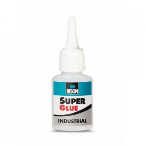 Super Glue Industrial BISON, 20 g, Gel Adeziv, Lipici Universal, Lipici Super Glue, Lipici Plastic, Adeziv Metal, Adeziv Multisuprafete