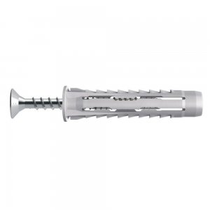 Set 10 Dibluri Universale PP, 8x40 mm cu Surub 4x50 mm, Dibluri, Dibluri Universale 8 mm, Dibluri Universale cu Surub, Dibluri cu Surub, Dibluri Universale Nylon, Sisteme de Fixare, Elemente de Fixare, Accesorii Montaj, Diblu cu Surub