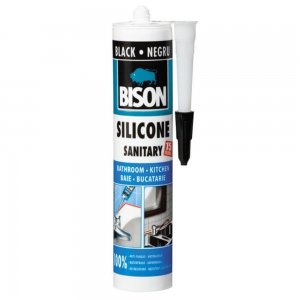 Silicon Sanitar Bison, Negru, 280 ml, Etanseizant Siliconic, Silicon Etanseizant, Etanseizant Siliconic Sanitar, Etanseizant Sanitar, Silicon Etanseizant Sanitar, Silicon Tehnic, Tub Silicon Sanitar, Tub Silicon Etanseizant, Silicon Sanitar Baie