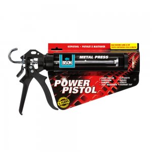 Pistol pentru Silicon Bison, cu Functie de Oprire, Pistol Tub Silicon, Pistol Spuma Silicon, Pistol Tub Adeziv, Pistol Tub Materiale de Constructie, Pistol pentru Tuburi de Adezivi, Pistol pentru Tuburi de Silicon