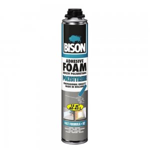 Spuma Poliuretanica pentru Polistiren Bison, pentru Pistol, 700 ml, Adhesive Foam, Spuma pentru Polistiren, Spuma Adeziva Polistiren, Spuma Poliuretanica Polistiren, Spuma Poliuretanica Adeziva Polistiren, Spuma Polistiren, Adeziv Polistiren