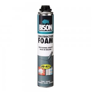 Spuma Poliuretanica pentru Pistol Bison, 750 ml, Universala, Spuma Poliuretanica, Spuma Izolare, Spuma Poliuretanica Izolare, Spuma pentru Izolare, Tub Spuma Poliuretanica
