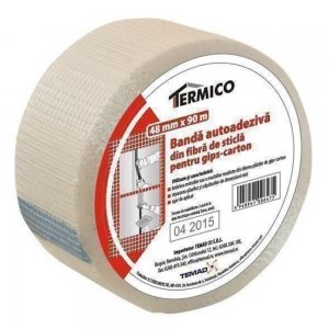 Banda din Fibra de Sticla pentru gips-carton Termico, 45mm x 90m, Banda Autoadeziva, Banda Autoadeziva Sticla, Banda pentru gips, Banda pentru Carton, Banda Autoadeziva pentru gips-carton, Banda Reparatii, Banda din Fibra, Banda din Fibra de Sticla Banda din Fibra de Sticla pentru gips-carton Termico, 45mm x 90m, Banda Autoadeziva, Banda Autoadeziva Sticla, Banda pentru gips, Banda pentru Carton, Banda Autoadeziva pentru gips-carton, Banda Reparatii, Banda din Fibra, Banda din Fibra de Sticla
