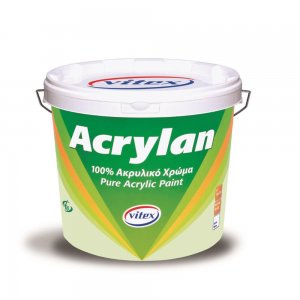 Vopsea Acrilica Acrylan Vitex, 3 L, Alba, Vopsea, Vopsea Acrilica, Vopsea Acrilica Acrylan, Vopsea Vitex, Vospea Acrilica Vitex, Vopsea Exterior, Vopsea Acrilica pentru Exterior, Vopsea Acrilica Exterior, Vopsea Acrilica Alba