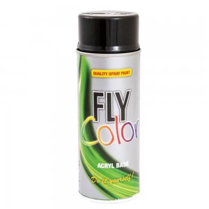 Vopsea Spray Decorativa Dupli-Color Fly Color, 400 ml, Negru Mat, Spray Vopsea Decorativa, Vopsea Acrilica Decorativa, Vopsele Decorative Pulverizante, Dupli-Color Vopsea Decorativa, Vopsea Decorativa cu Pulverizator