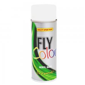 Vopsea Spray Decorativa Dupli-Color Fly Color, 400 ml, Alba, Spray Vopsea Decorativa, Vopsea Acrilica Decorativa, Vopsele Decorative Pulverizante, Dupli-Color Vopsea Decorativa, Vopsea Decorativa cu Pulverizator