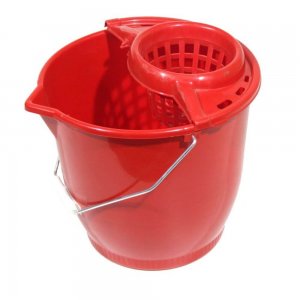 Galeata Mop cu Storcator, 10 L, Polipropilena, Rosie, Galeti Ovale cu Storcator pentru Mop, Galeti Plastic cu Storcator, Galeti 10 Litri pentru Mop, Galeata pentru Curatenie, Galeata pentru Mop, Galeti cu Storcator, Galeata pentru Uz Casnic