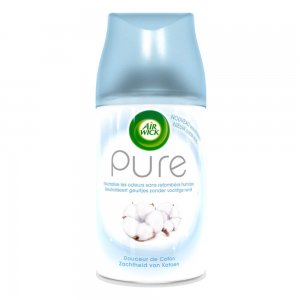 Rezerva Spray Odorizant AIR WICK Freshmatic Pure, Soft Cotton, 250 ml, Parfum Floral, Spray tip Aerosol, Odorizant Camera, Spray de Camera, Spray Odorizant, Rezerva Spray de Camera, Spray Odorizant Parfumat