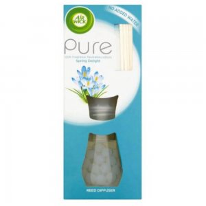 Betisoare Parfumate AIR WICK Reed Diffuser, Spring, 30 ml, Parfum Floral, Betisoare Parfumate pentru Camera, Betisoare Odorizante pentru Camera, Odorizant de Camera Parfumat, Betisoare Parfumate Miros Floral
