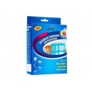 Dezumidificator Interior GEM 3 in 1, 400 ml, Parfum Floral, Absorbant Umiditate, Absorbant Contra Umiditatii, Absorbant pentru Reducerea Umiditatii, Dezumidificatoare, Absorbant de Umiditate si Prevenire a Mucegaiului