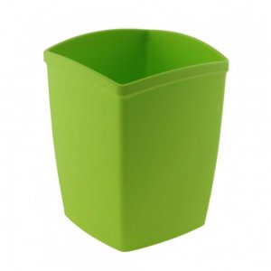 Suport Instrumente de Scris ECADA, Dimensiuni 7.7x7.5x9.2 cm, Plastic, Verde, Suport pentru Pixuri, Suport pentru Pensule, Suport pentru Creioane, Suport pentru Markere, Suport Pixuri Birou, Organizator Pixuri, Suport Instrumente de Scris Birou