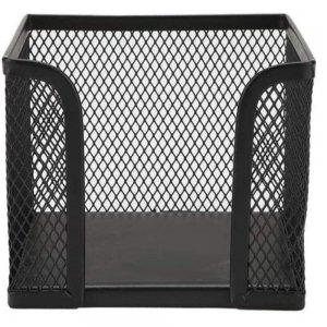 Suport Cub Hartie ECADA, 9.5x9.5x8 cm, Plasa Metalica, Negru, Suport Cub Hartie, Suport Bloc Notite, Suport Cuburi de Hartie, Accesorii Birou, Suport Notite, Suport din Metal pentru cub Hartie Suport Cub Hartie ECADA, 9.5x9.5x8 cm, Plasa Metalica, Negru, Suport Cub Hartie, Suport Bloc Notite, Suport Cuburi de Hartie, Accesorii Birou, Suport Notite, Suport din Metal pentru cub Hartie