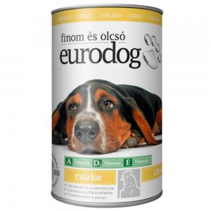 Conserva pentru Caini Eurodog, cu Pui, 415 g, Mancare pentru Caini Eurodog, Conserva Eurodog 415 g, Conserva Caini Eurodog, Mancare Caini Eurodog, Hrana Umeda pentru Caini, Hrana Umeda Caini, Mancare Umeda Caini, Conserve pentru Caini