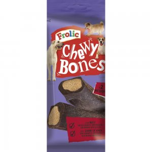 Recompense pentru Caini cu Vita Frolic Chewy Bones, 170g, Recompense Frolic, Recompense Caini, Recompense pentru Caini, Hrana Caini, Mancare Caini, Sticksuri Delcioase pentru Caini, Hrana Delicioasa pentru Caini