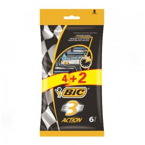 Set 6 Aparate De Ras Bic Action Cu 3 Lame, Lame De Barbierit, Lame Pentru Ras, Bic Pentru Barbierit, Bic Pentru Ras, Aparat Pentru Ras, Aparat Pentru Barbierit Set 6 Aparate De Ras Bic Action Cu 3 Lame, Lame De Barbierit, Lame Pentru Ras, Bic Pentru Barbierit, Bic Pentru Ras, Aparat Pentru Ras, Aparat Pentru Barbierit
