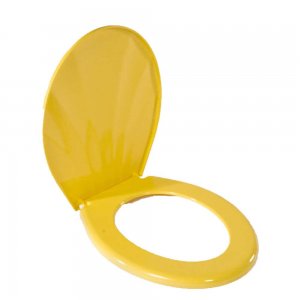Capac WC Universal STERK, Plastic Galben, Capace WC, Capace Standard WC, Capac Standard pentru WC, Capace Universale Galbene de WC, Capace Simple pentru WC