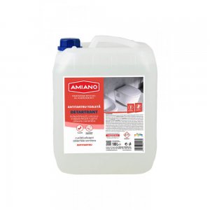 Detartrant Toaleta Ceramica Amiano, 10L, Produse Anti- Tartru, Detartrant Lichid pentru Toaleta, Detartrant Lichid pentru Baie, Produse Curatenie Vas Toaleta, Produse pentru Curatarea Baii