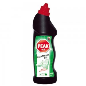 Gel Detartrant Peak Out pentru WC, Parfum Pin, 750 ml, Gel Detartrant pentru WC, Gel Detartrant Peak pentru WC, Gel Detartrant cu Parfum Pin, Gel Detartrant pentru WC cu Parfum Pin