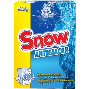Detergent Pudra Anticalcar Snow, 500g, Pudra Anticalcar, Detergent Anticalcar, Pudra Anticalcar Masina de Spalat, Anticalcar Masina de Spalat, Anticalcar Baie, Anticalcar Masina de Spalat Snow 