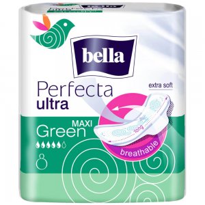 Set 8 Absorbante Bella Perfecta Maxi Green