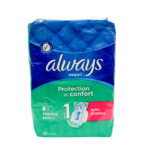 Absorbante Intime Always Maxi Protection and Comfort, Marimea 1, 20 Buc/Pachet, Absorbante Always, Absorbante Intime Always, Absorbante de Zi, Absorbante de Zi Always, Absorbante Always Maxi Protection and Comfort, Absorbante de Zi 20 Buc 