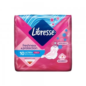 Absorbante Libresse Ultra Natural Fresh, 10 Buc, Absorbante Intime, Absorbante Igienice, Absorbant Libresse, Absorbant Igienic, Absorbant Extern, Tampon Extern, Tampoane Externe, Absorbante Externe, Tampoane Igienice, Absorbant Igienic