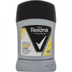 Deodorant Stick REXONA Stay Fresh Citrus, 50 ml, Pentru Barbati, Protectie 48h, Deodorant Solid, Deodorante Solide, Deodorant Solid Barbatii, Deodorant Stick Solid, Deodorant Barbati, Deodorante Barbati, Antiperspirante Barbati