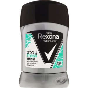 Deodorant Stick REXONA Stay Fresh Marine, 50 ml, Pentru Barbati, Protectie 48h, Deodorant Solid, Deodorante Solide, Deodorant Solid Barbatii, Deodorant Stick Solid, Deodorant Barbati, Deodorante Barbati, Antiperspirante Barbati