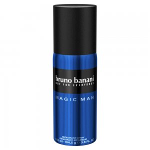 Spray Deodorant Bruno Banani Magic Man, 150 ml, Deodorant Spray, Deodorant Spray Barbati, Deodorant Spray Bruno Banani, Deodorant Bun, Deodorant Spray Hranitor, Deodorant pentru Barbati, Deodorant Barbati, Deodorant Parfumat, Deodorant Placut