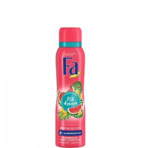 Deodorant Spray FA, Fiji Dream, 150 ml, 48 h Protectie, Formula Vegana, Deodorant Fa Island Vibes, Deodorant Parfum de Pepene Verde si Ylang Ylang, Deodorant Spray pentru Femei, Deodorant Parfumat, Deodorant Parfum Exotic