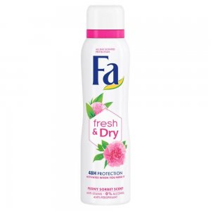 Deodorant Spray FA, Bujori, 150 ml, 48 h Protectie, Formula Vegana, Deodorant Fa Fresh & Dry Peony Sorbet, Deodorant Parfum de Bujor, Deodorant Spray pentru Femei, Deodorant Parfumat, Deodorante Femei