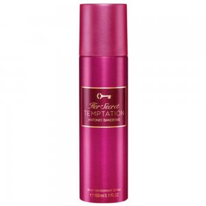 Spray Deodorant Femei Antonio Banderas Her Secret Temptation, 150 ml, Deodorante Spray Antonio Banderas pentru Femei, Antiperspirant Antonio Banderas pentru Femei, Antonio Banderas Deodorante si Antiperspirante Femei