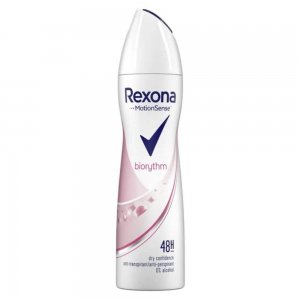 Deodorant Spray Femei, 48h, 150 ml, Rexona Motion Sense Biorythm, Deodorant Anti-Perspirant pentru Femei, Deodorant cu Protectie Pana la 48 de Ore, Deodorant Rexona Motion Sense Biorythm, Deodorant Rexona Biorythm