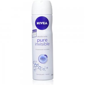 Spray Deodorant Nivea Pure Invisible, 150 ml, Deodorant Femei, Deodorant Spray Nivea, Antiperspirant Nivea, Deodorante si Antiperspirante Femei, Spray Antiperspirant, Ingrijire Corporala, Deodorante Nivea pentru Femei