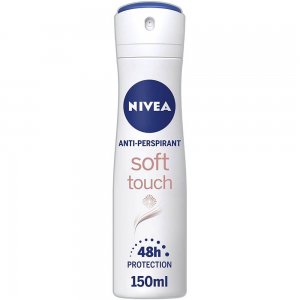 Spray Deodorant Nivea Soft Touch, 150 ml, Deodorant Femei, Deodorant Spray Nivea, Antiperspirant Nivea, Deodorante si Antiperspirante Femei, Spray Antiperspirant, Ingrijire Corporala, Deodorante Nivea pentru Femei