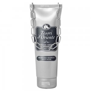 Gel de Dus Crema Tesori d'Oriente White Musk, 250ml, pentru Femei, cu Mosc Alb, Gel de Dus Hidratant, Gel de Dus Pentru Femei, Gel de Corp, Gel pentru Dus, Gel de Dus Crema, Gel pentru Dus Crema, Gel de Dus Tesori d'Oriente