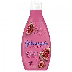 Gel de Dus JOHNSONS Vita Rich, 750 ml, cu Extract de Rodie, Gel de Dus, Gel de Corp, Gel de Dus pentru Corp, Gel de Dus Hidratant, Gel pentru Dus, Produse Ingrijire Corp, Produse Igiena Corp, Cosmetice pentru Corp
