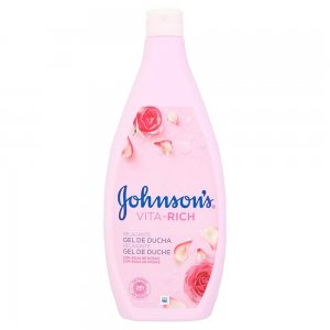 Gel de Dus JOHNSONS Vita Rich, 750 ml, cu Extract de Apa de Trandafiri, Gel de Dus, Gel de Corp, Gel de Dus pentru Corp, Gel de Dus Hidratant, Gel pentru Dus, Produse Ingrijire Corp, Produse Igiena Corp, Cosmetice pentru Corp