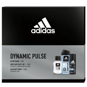 Set 3 Produse Adidas Dynamic Pulse, After Shave 50 ml, Gel de Dus 250 ml, Deodorant 150 ml, Set Adidas, Gel de Dus Adidas, Deodorant Adidas, After Shave Adidas, Set Cadou, Set Cadou Adidas