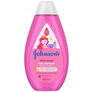 Sampon Johnson's Baby Shiny Drops, 500 ml, cu Ulei de Argan, Sampon pentru Copii, Sampon Ingrijire Bebelusi, Sampoane Naturale de Copii, Sampon pentru Par Delicat, Produse Ingrijire Bebelusi, Produse Igiena Bebelusi, Articole Comsetice pentru Copii