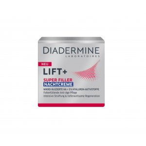 Crema de Noapte Ten DIADERMINE, Lift + Superfiller, 50 ml, Crema Ten Anti Imbatranire, Crema de Fata Anti Rid, Crema de Fata cu Acid Hialuronic, Produse Diadermine Impotriva Imbatranirii Pielii, Creme Anti Riduri, Produse Cosmetice Diadermine
