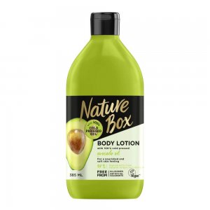 Lapte de Corp NATURE BOX Avocado Oil, 385 ml, Ulei Presat la Rece din Avocado, Lapte de Corp NATURE BOX, Lapte de Corp cu Extracte Naturale, Lapte de Corp Fara Parabeni, Lapte de Corp Hidratant, Lapte de Corp cu Ingrediente Naturale