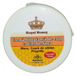 Crema de Corp Apidava 200 ml, cu Unt de Shea, Crema Corp, Crema Hidratanta de Corp, Crema Hidratanta Corp Apidava, Crema Corp cu Unt de Shea, Crema de Corp cu Miere si Ceara de Albine, Crema pentru Corp Hranitoare, Crema Hidratanta Apidava 