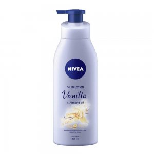 Lotiune Corp NIVEA Vanilla, 200 ml, Extract Vanilie, cu Pompita, Lotiuni de Corp Nivea, Lotiuni de Corp, Lotiune pentru Corp, Lotiune Ingrijire Corp, Lotiune Hidratanta, Lotiune pentru Hidratare, Lotiune pentru Piele Uscata si Sensibila