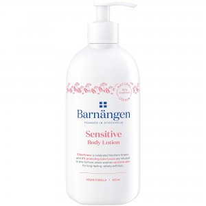Lotiune Corp BARNANGEN Sensitive 400 ml, Piele Uscata, Vegan, Lotiune Hidratanta pentru Corp, Lotiune de Corp Hranitoare, Crema de Corp Hidratanta, Crema Hranitoare pentru Corp