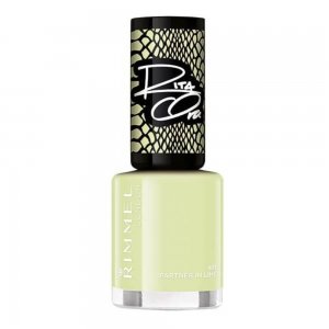 Lac de Unghii Rimmel London 60 Seconds 451 Partner in Lime, 8 ml, Verde Lime, Lac de Unghii Colorat, Lac de Unghii Clasic, Oja de Unghii Manechiura, Produse Ingrijirea Unghiilor, Lacuri Rimmel London pentru Manechiura si Pedichiura